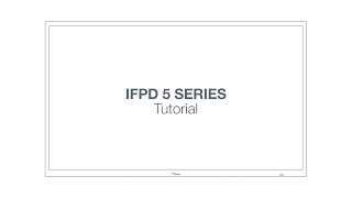 5 Series Interactive Displays - basic features tutorial screenshot 3