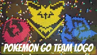 Pokemon Go Perler Beads Logo #TeamInstict - NerDIY