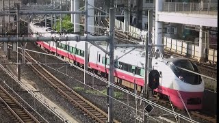 【常磐線】2025.6.30.  E657系K12編成 スカーレットブロッサム 特急 ときわ74号 品川行き 通過＠三河島～日暮里