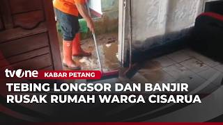 Several Houses in Cisarua Damaged by Cliff Landslide and Flooding | Evening News