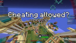 Cheating is allowed on this server coldnetwork.net