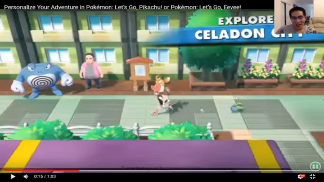 Pokemon Lets Go Pikachu Eevee Celadon City