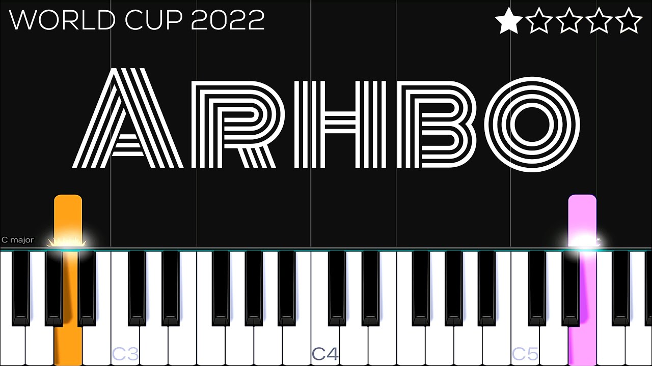 Arhbo featuring Ozuna & GIMS | FIFA World Cup 2022™ | EASY Piano Tutorial