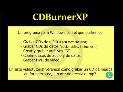 Video: Cómo Grabar Formato CDA