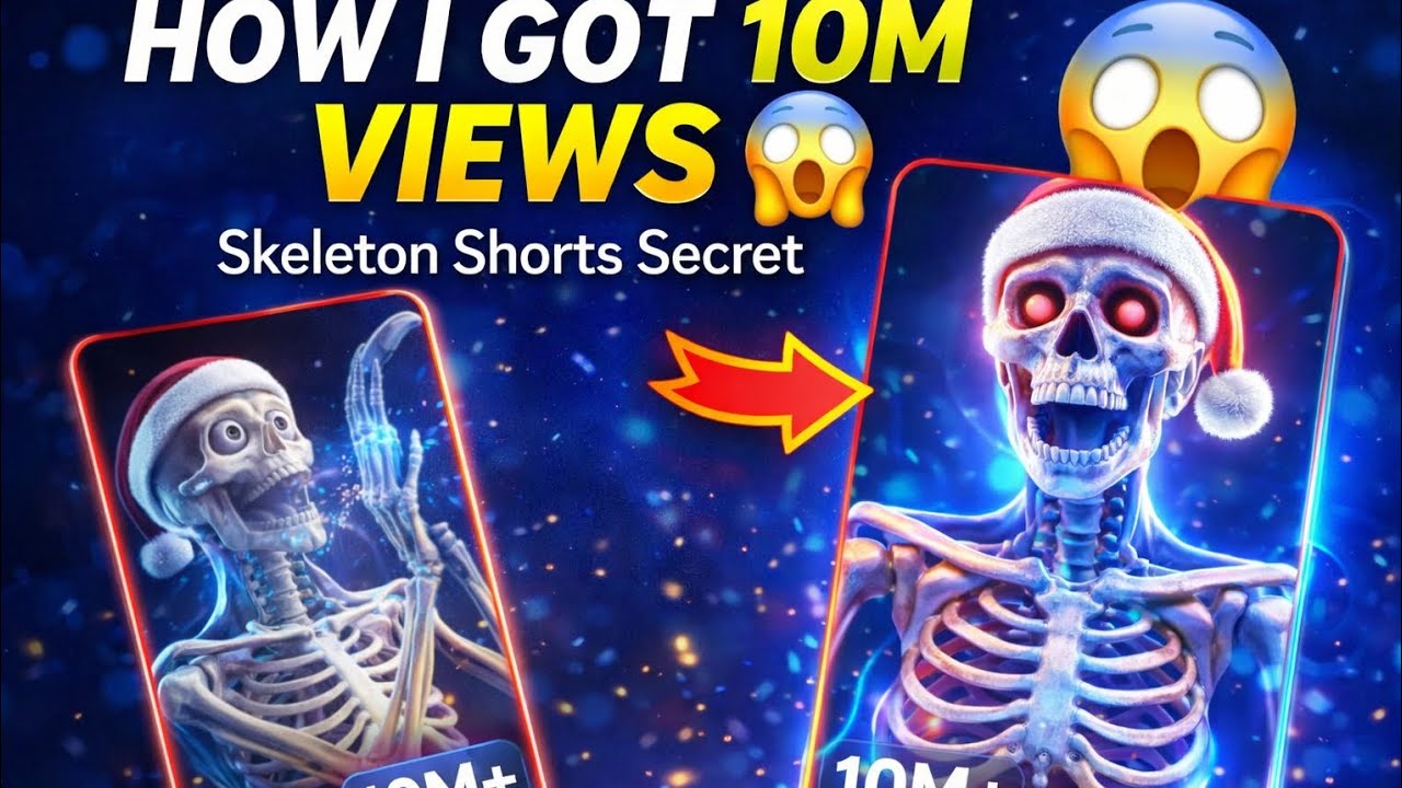 How to make skeleton video☠️ (full tutorial) - YouTube