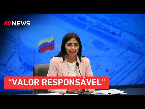 Presidente interina da Venezuela promete aumento salarial no dia 1º de maio | TEMPO REAL