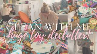 HUGE TOY PURGE &amp; DECLUTTER | i'm overwhelmed by toys, time to organise and purge!