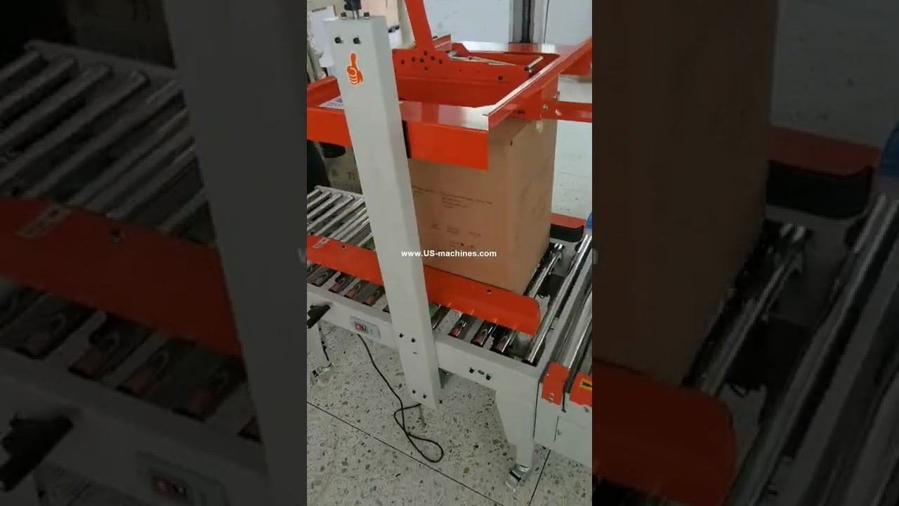 Automatic four corner edge box tape sealing machine H type tape box sealing equipment