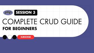 PHP CRUD Full Course 2026 | Session 3 | PHP MySQL Project Tutorial