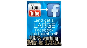 How to share youtube video large thumbnail on facebook 100% working