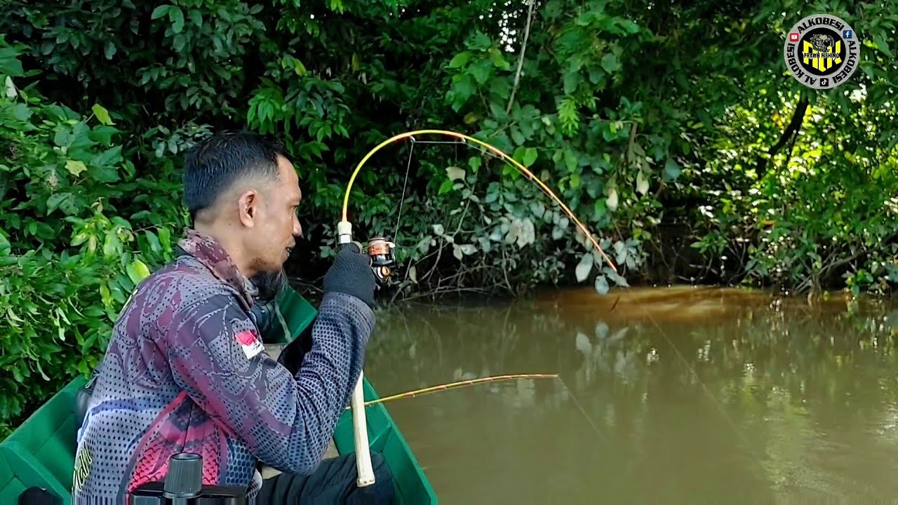 Mancing udang galah,spot baru yang belum pernah saya pancing penghuninya galak dan liar
