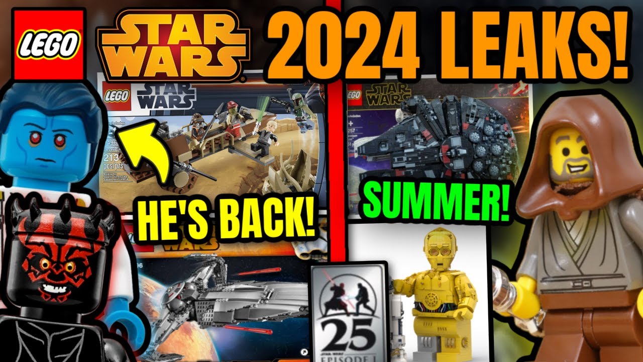 IT'S REAL! 2024 LEGO Star Wars Summer Sets LEAKED! (THRAWN, JEDI BOB, 25th  Anniversary, & More!) 