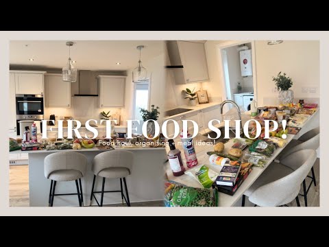 MY FIRST FOOD SHOP IN THE NEW HOME Food haul organising meal ideas