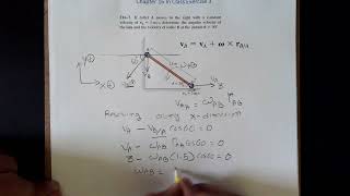 #47 Topic 16.5 Relative motion analysis Velocity, exercise 3