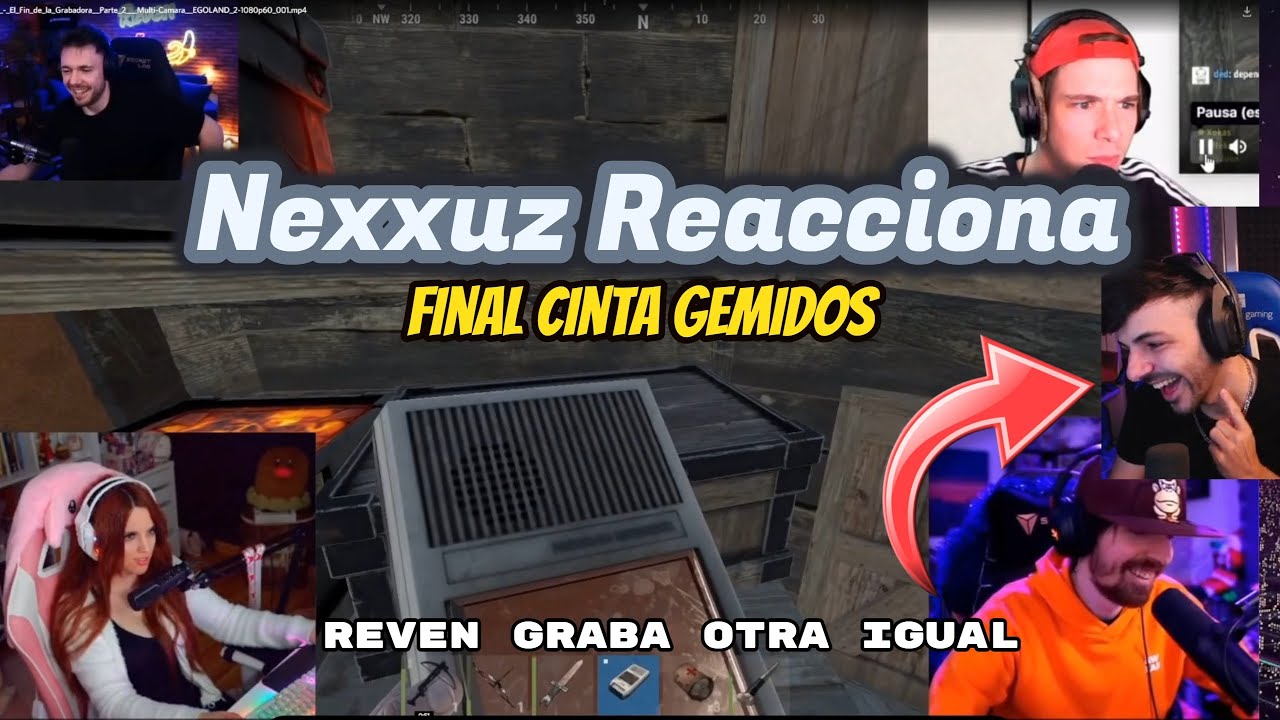 Nexxuz REACCIONA al final de su cinta de gemidos y Reven le graba otra igual 🧂EGOLAND 2🧂