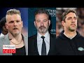 Pat McAfee Apologizes to Jimmy Kimmel Over Aaron Rodgers&#39; Jeffrey Epstein Claim | THR News