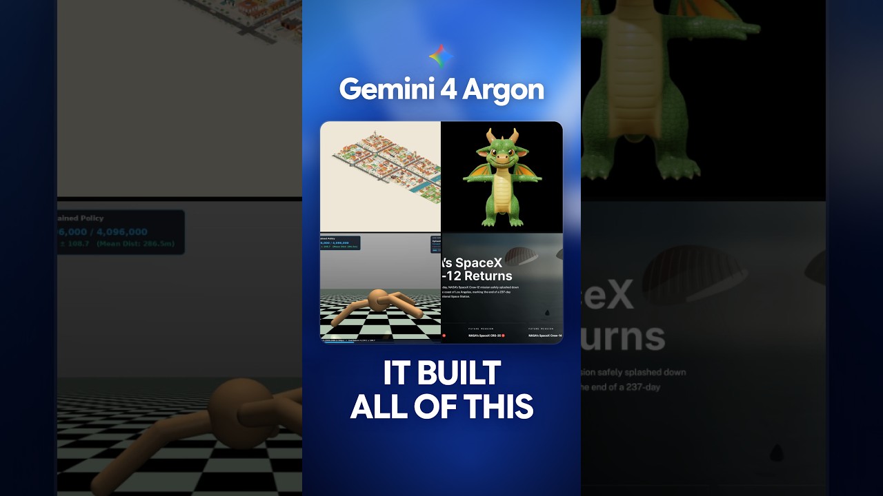 Gemini 4 Argon Built All of This