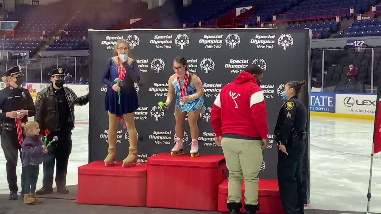 2022 Special Olympics winter Games- Lauren Medal Ceremony