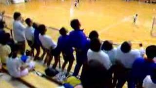Japanese Junior High Boys Cheer Girls Basketball Team