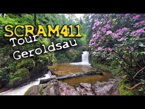 SCRAM411~ Motorrad Tour zum Geroldsauer Wasserfall mit Rhododendron Blhte  - YouTube