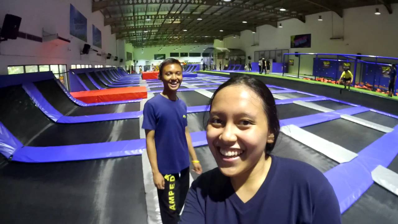 Amped Trampoline Park Indonesia Jumping Montage YouTube