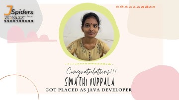 CONGRATULATIONS PLACED AS JAVA DEVELOPER