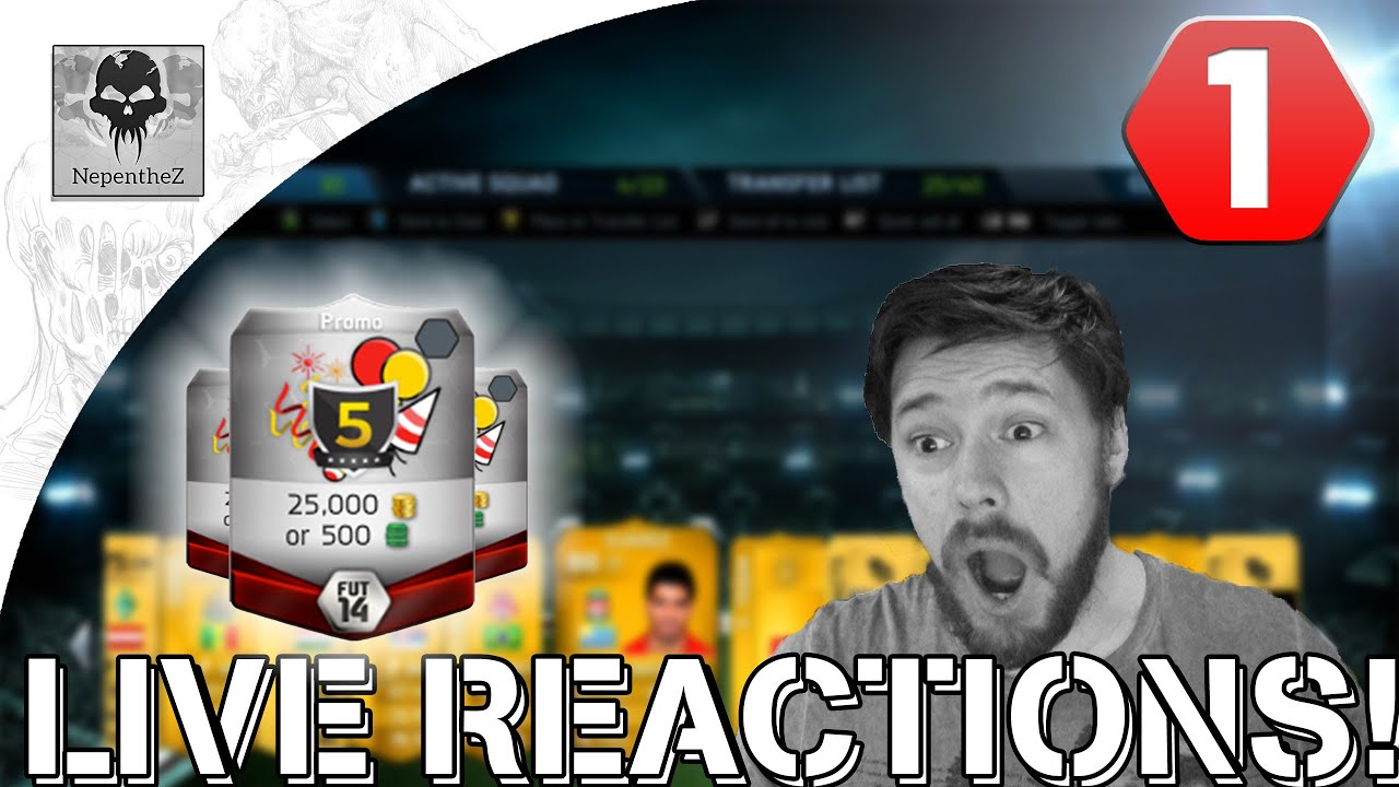 100k PACK LIVE REACTION! - PACKS FROM HELL #01 FIFA 14