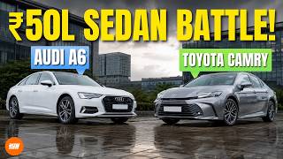 What Is The Best Luxury Sedan In 50 Lakhs? Toyota Camry Vs Audi A6 | Upshift