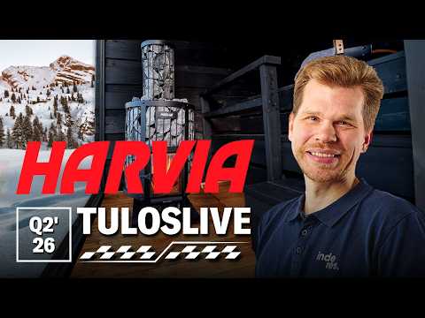 Harvia Q2'26 -tuloslive to 6.8. klo 8:55