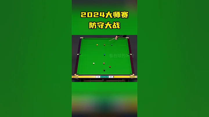 2024斯诺克大师赛，才被人反做一杆斯诺克而已，卢卡这就心态崩了呀#斯诺克#看台球的冯冯#2024斯诺克大师赛 - 天天要闻