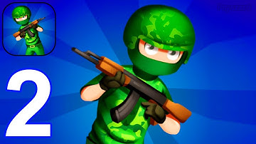 Stickman War 3D: Shoot N Merge - Gameplay Walkthrough Part 2 Stick War Army Commander Merge Game