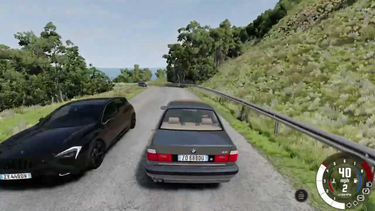 Provo un BMW E34 su BeamNG.drive