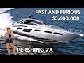 3600000 yacht tour pershing 7x 50 knots high performance luxury