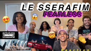 LE SSERAFIM FEARLESS REACTION