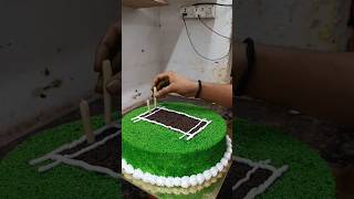 Cricket Stadium  Cake Decorating/ IPL match cake /#cricketshorts #shortsvideo #shortsfeed #youtubers