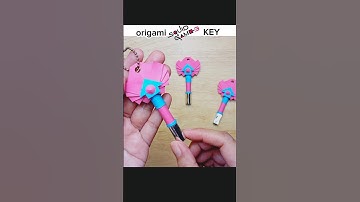 Squid Game Key 🗝🗡 #diy #origami #shorts