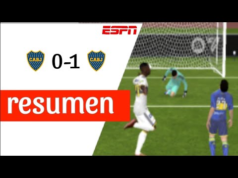 PRIMER REMATE,PRIMER Y ÚNICO GOL EN UN CURIOSO PARTIDO | BOCA juniors 0-1 boca JUNIORS