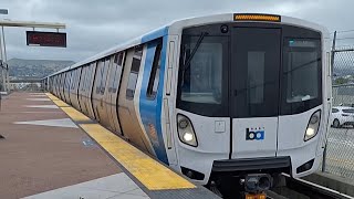 BART: Blue Line Daly City Train  Dublin/Pleasanton to Bay Fair