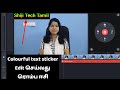 Colourful text sticker  kinemaster editing tamil  shiji tech tamil