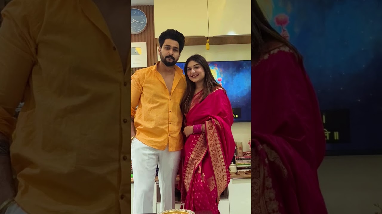 Lovely sharma with husband aditya rao ❤🧿