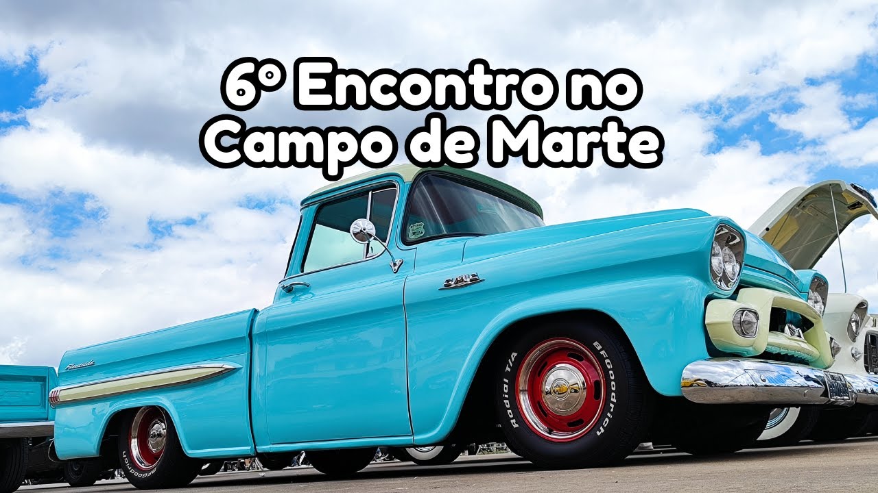 6º Encontro e Exposição de Carros Antigos no Campo de Marte em São Paulo SP - 23 e 24/11/2024