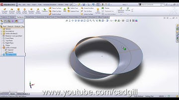 Video Tutorial on Modeling Mobius Strip in SolidWorks