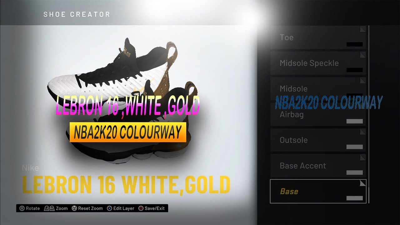 lebron 16 white gold