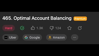 [Leetcode Weekly Jul 1/5] 465. Optimal Account Balancing (Python 中文詳解) Wealth
