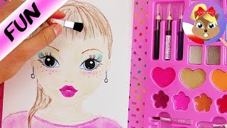 MAKE UP CHALLENGE | Topmodel Kolorowanka | Malowanie tylko artykułami do makijażu-CZY SIĘ DA? screenshot 1