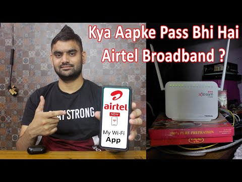 Airtel Broadband Change Wifi Password & Username From Mobile Application | Airtel Thanks My WIFi app