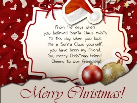 Christmas card messages for family and friends