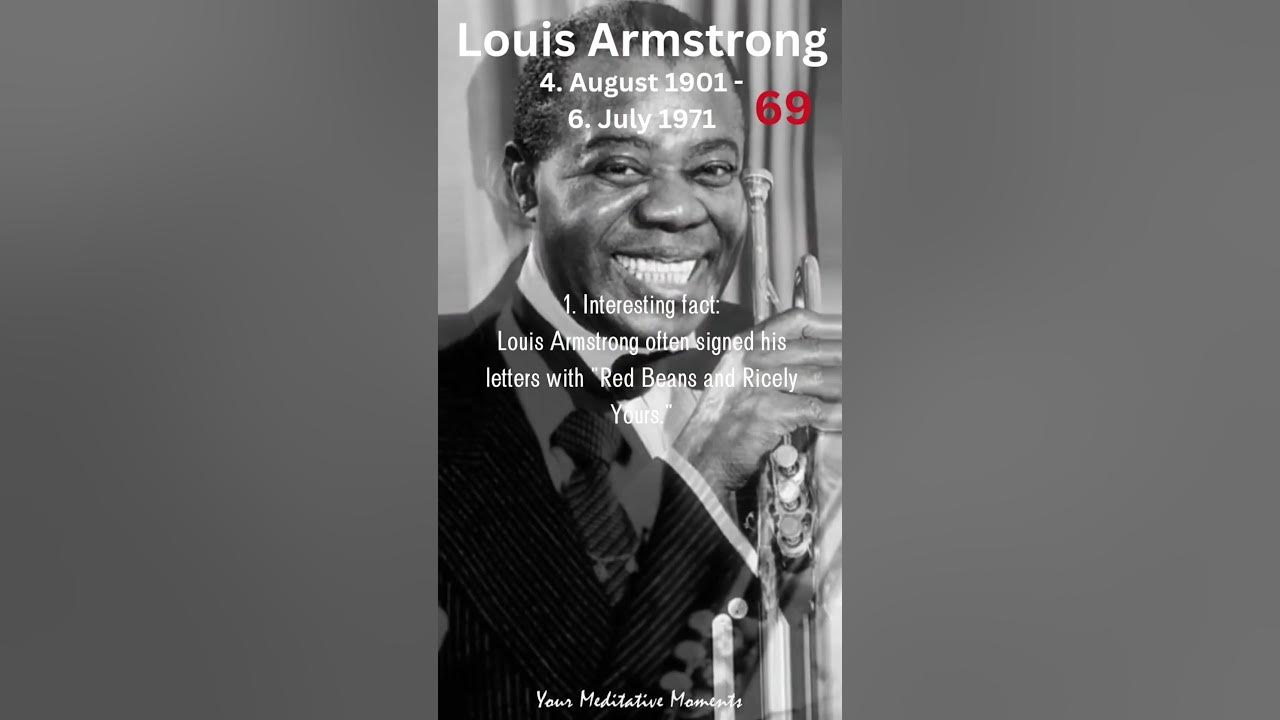 4.8. Happy birthday Louis Armstrong! #shorts #louisarmstrong #satchmo #satch #pops #birthday 4.8. Happy birthday Louis Armstrong! #shorts #louisarmstrong #satchmo #satch #pops #birthday