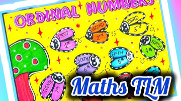 Ordinal Number Names 1 to 10 | Number names TLM | Ennum Ezhuthum Term 2 | ordinal numbers 1-10