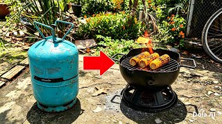 I Turned This Old Gas Cylinder Into a BBQ Oven!